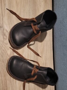 Duckfeet Black Leather Chukka Style Ankle Boots US Size 8.5, Uk 39